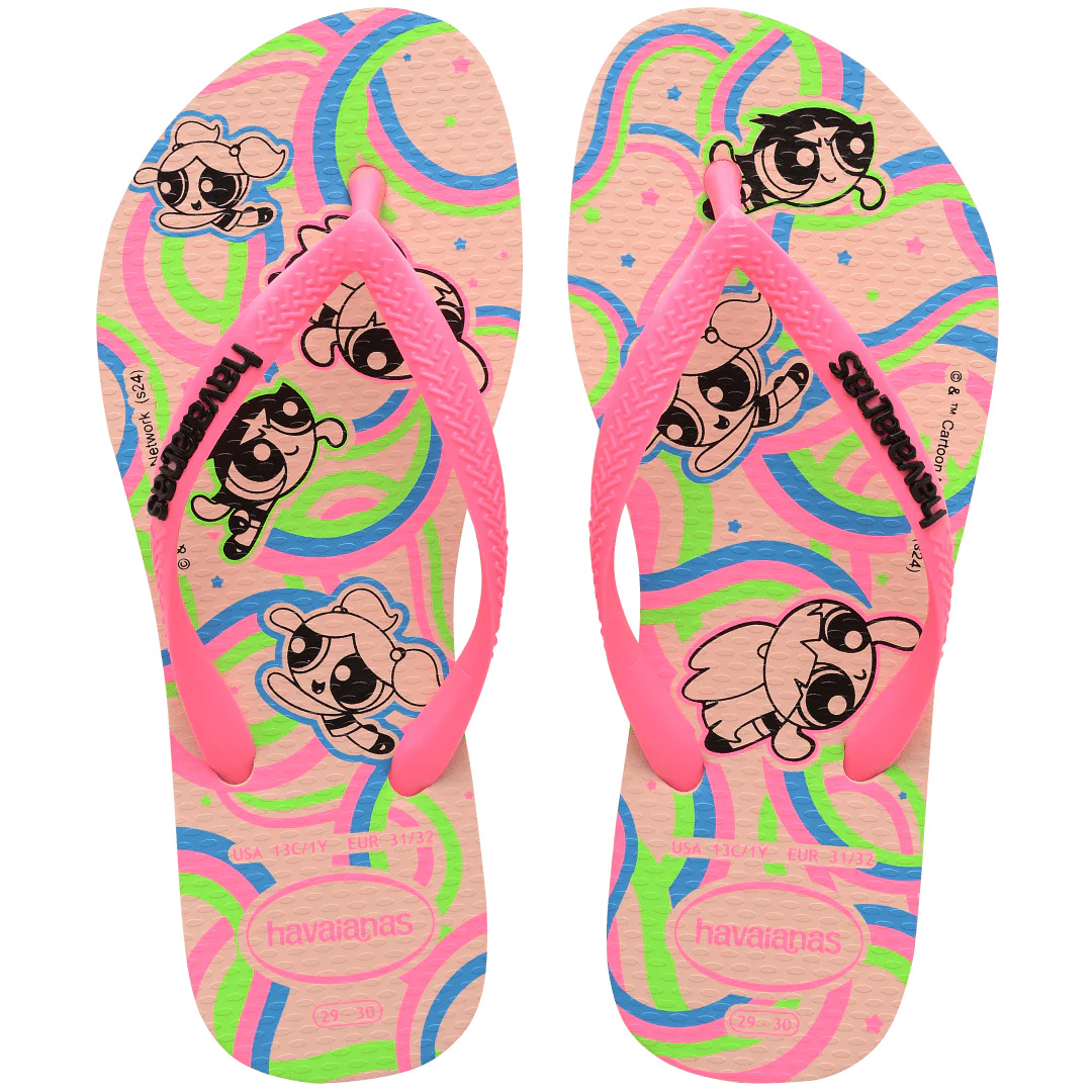 7909989495988 - Flip-Flops Mädchen Slim Powerpuff 7909989495988 - Flip-Flops Mädchen Slim Powerpuff