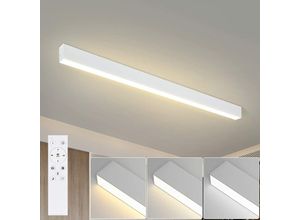 7932880276462 - ZMH Deckenlampe LED Deckenleuchte Dimmbar Schlafzimmer - Modern Design Wohnzimmer Lang Deckenbeleuchtung Küchenlampe mit Fernbedienung für Küche Büro