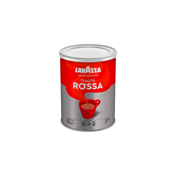 8000070036116 - Qualita Rossa Kaffee gemahlen Arabica- und Robustabohnen 2500 g 8000070036116 LAVAZZA 250 Gramm