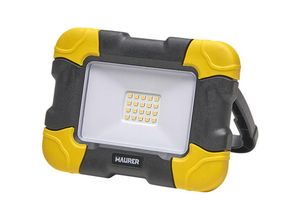 8000071820172 - Maurer - 10 Watt wiederaufladbarer flacher LED-Strahler 800 Lumen Weißes Licht 4000ºK IP44-Schutz Laptop