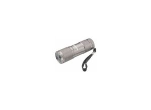 8000071823142 - Maurer - Handliche LED-Taschenlampe aus Aluminium batteriebetrieben (1 aaa) 90 Lumen 1 led geriffelter Griff