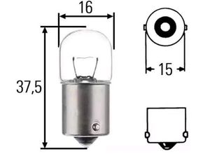 8001063279367 - Glühlampe Kennzeichenleuchte MERCEDES-BENZVOLVO 004627100000 21EK1027056615FSH9671LSX0030002 T1304ZF25901007399049100V99049100