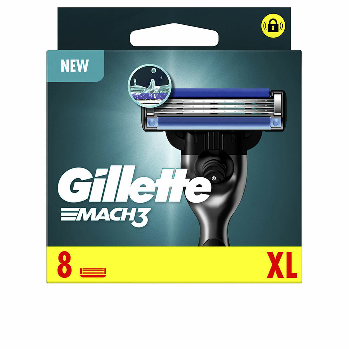 8001090428400 - Shaving Razor Mach 3 (8 Units)