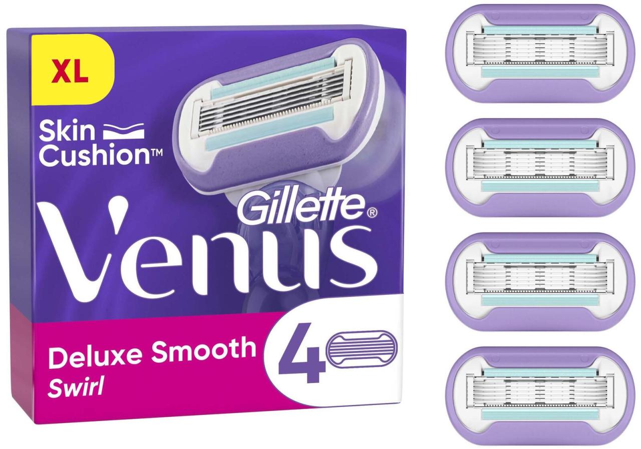 8001090596734 - Venus Deluxe Smooth Swirl Rasierklingen 8001090596734 4 Stück