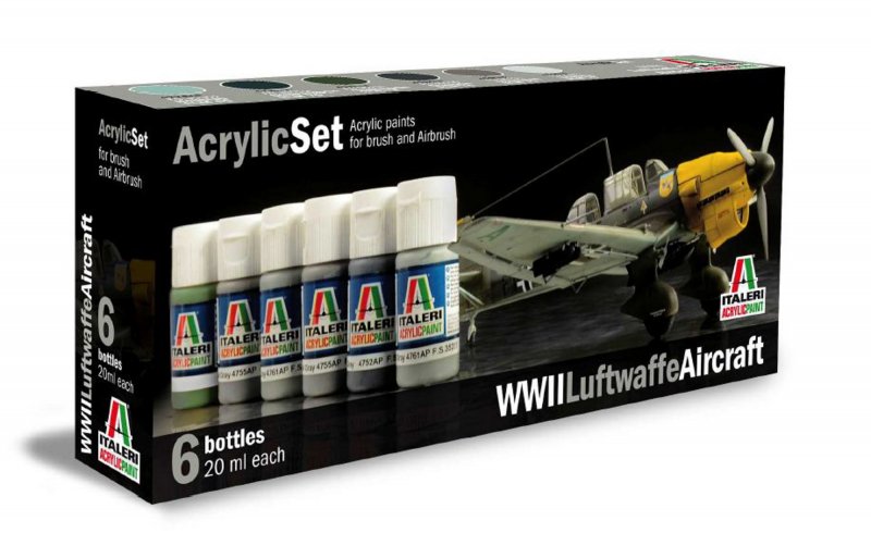 8001283004367 - Italeri 510000436 - Acryl Set WWII Luftwaffe Aircraft