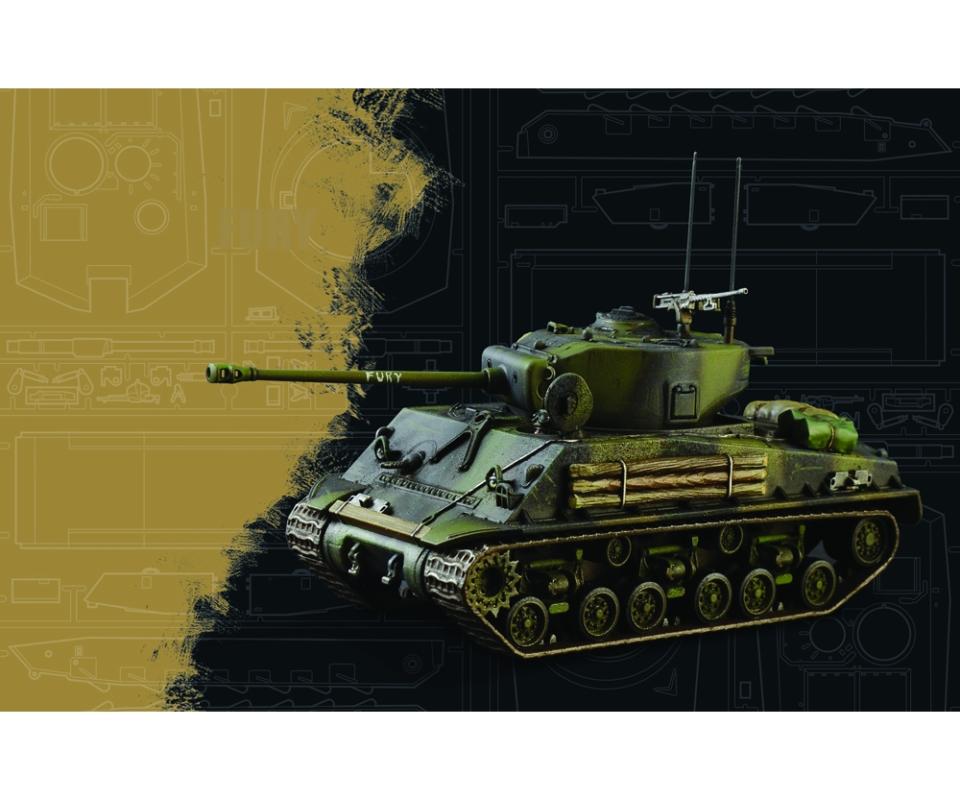 8001283257725 - Sherman M4A3E8 Fury