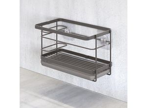 8002523529008 - metaltex Spülbecken-Organizer TOKYO (BHT 22x13x14 cm) BHT 22x13x14 cm schwarz