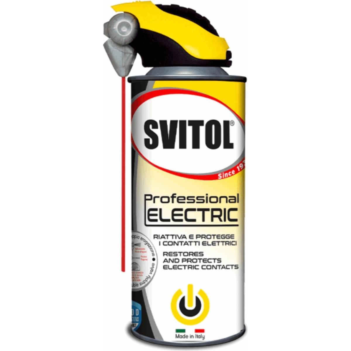 8002565041223 - Svitol Kontaktreiniger 400ml - Sichere Dielektrikum für Kunststoffe Metalle und Gummi