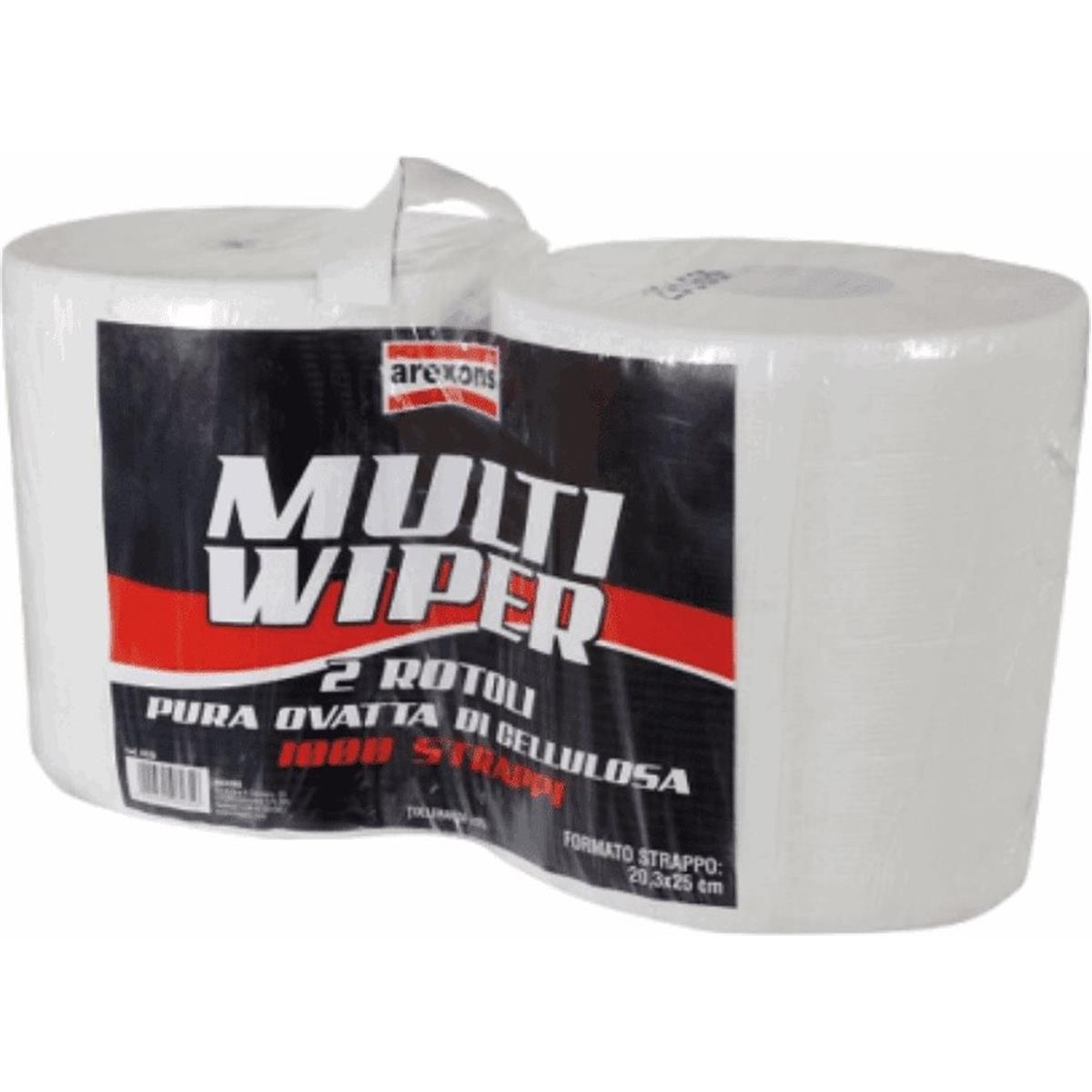 8002565082356 - Multi Wiper Papierrolle - 2 Rollen 1000 Blätter 203x25 cm