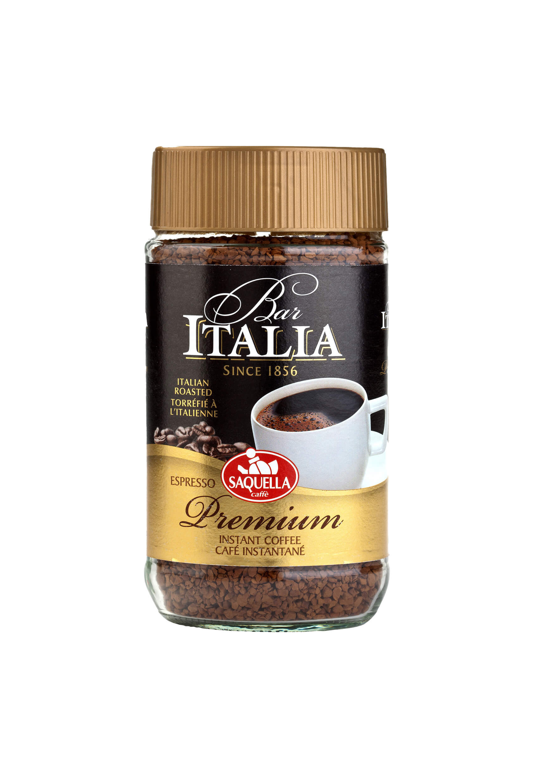 8002650002252 - Saquella Bar Italia Espresso Premium Instant Kaffee 100g