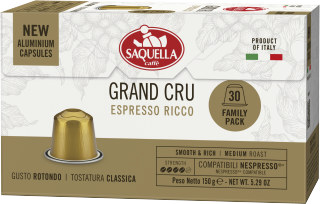 8002650005109 - Saquella Gran Cru Espresso Ricco Kapseln 30x5g