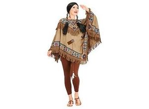 8003558103683 - Poncho Indianer unisex braun-color