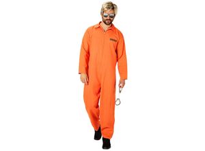 8003558584239 - Overall Häftling für Herren orange