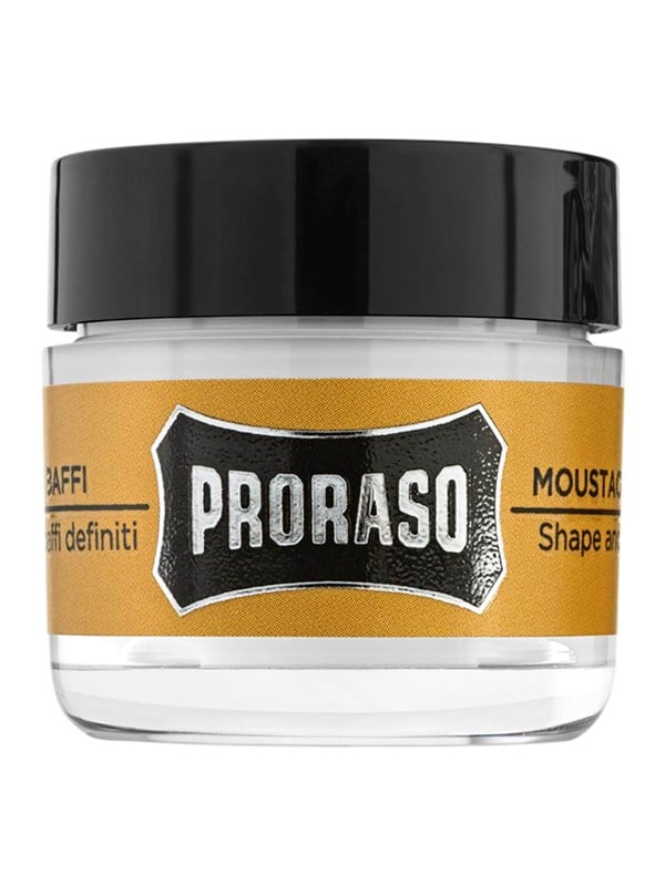 8004395001675 - PRORASO Moustache Wax Wood & Spice - 15 ml