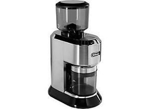 8004399331303 - DeLonghi Kaffeemühle Dedica KG521M 150 W Kegelmahlwerk 350 g Bohnenbehälter inkl Siebträgeradapter silberfarben