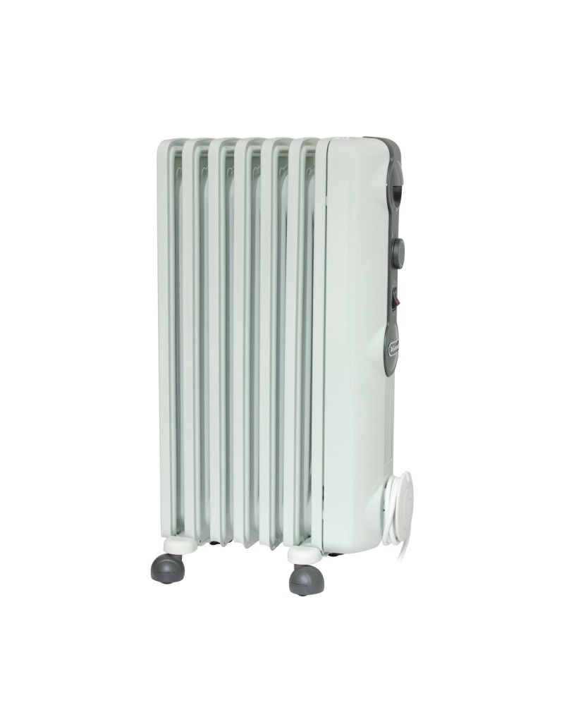 8004399850743 - Delonghi - TRRS0715 Elektrischer Radiator 1500 w 3 Leistungsstufen grau Radia s Serie - Grau