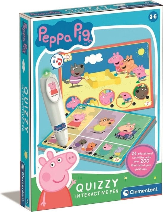 8005125164028 - - Peppa Pig Quizzy - Lernspiel - Mit Wunderstift - 200 Lernquizze - 3- 6 Jahre