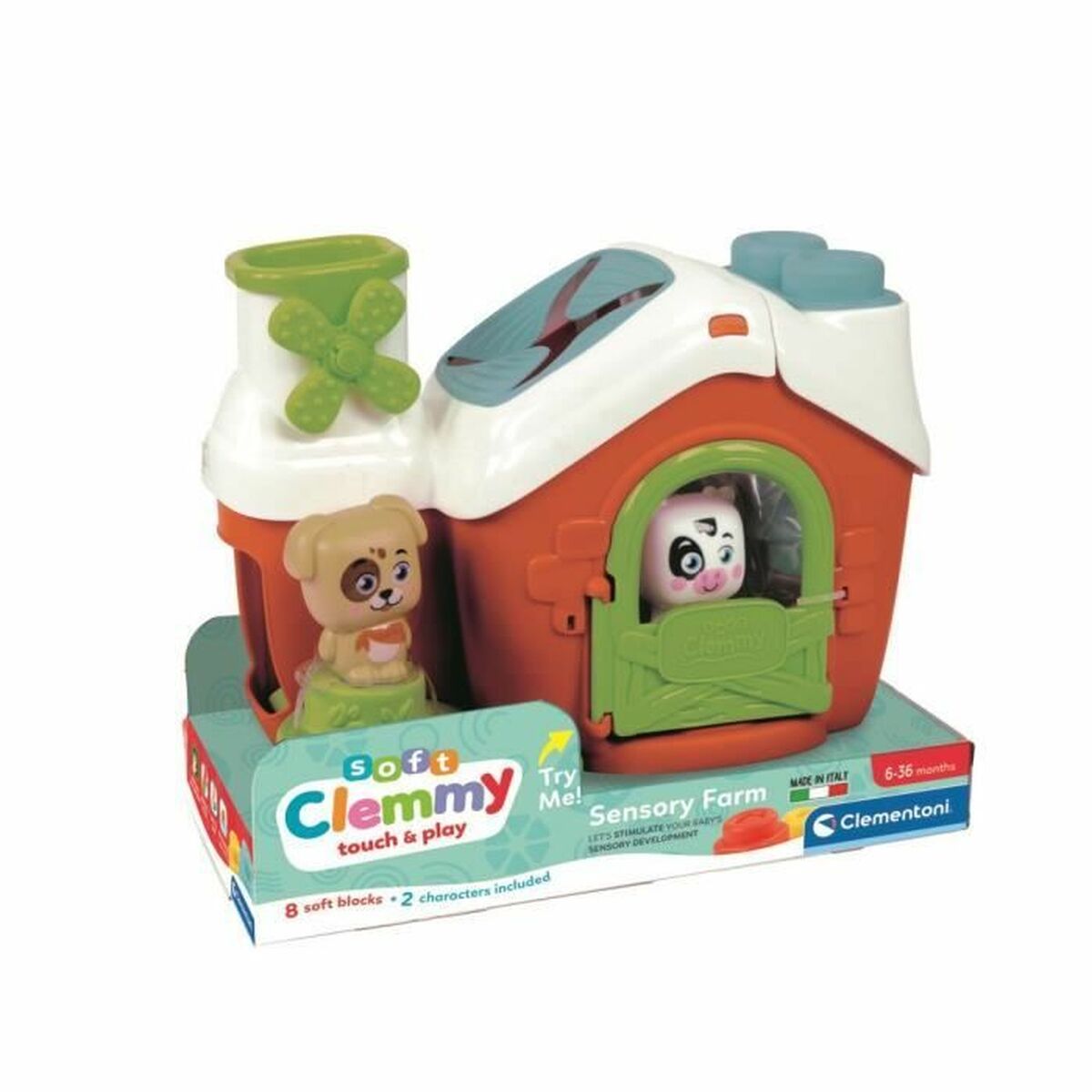 8005125179930 - Baby - Clemmy Sensory Farm with Soft Blocks 11pcs