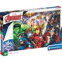 8005125201815 - Brilliant Puzzle Marvel Superheroes 104st Boden