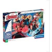 8005125203475 - Glitter Puzzle The Avengers 104st Boden