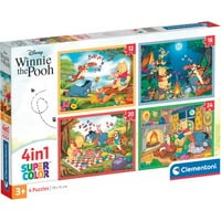 8005125215140 - Jigsaw Puzzle Color Disney Winnie the Pooh 4in1 Boden