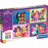 8005125215171 - Supercolor 4 in 1 - Disney Princess Puzzle