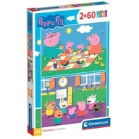 8005125247936 - 2x 60tlg Puzzle Peppa Pig - ab 5 Jahren