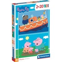 8005125247974 - Jigsaw Puzzle Super Color Peppa Pig 2x20pcs Boden