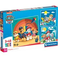 8005125252916 - Jigsaw Puzzle Super Color Square PAW Patrol 3x48pcs Boden