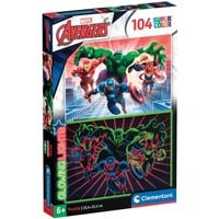 8005125275540 - Glow in the Dark Puzzle Avengers 104pcs Boden