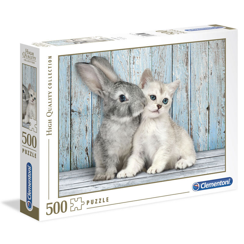 8005125350049 - - Puzzle 500 Pieces High Quality Collection Katze & Hase Puzzle für Erwachsene und Kinder 14-99 Jahre 35004