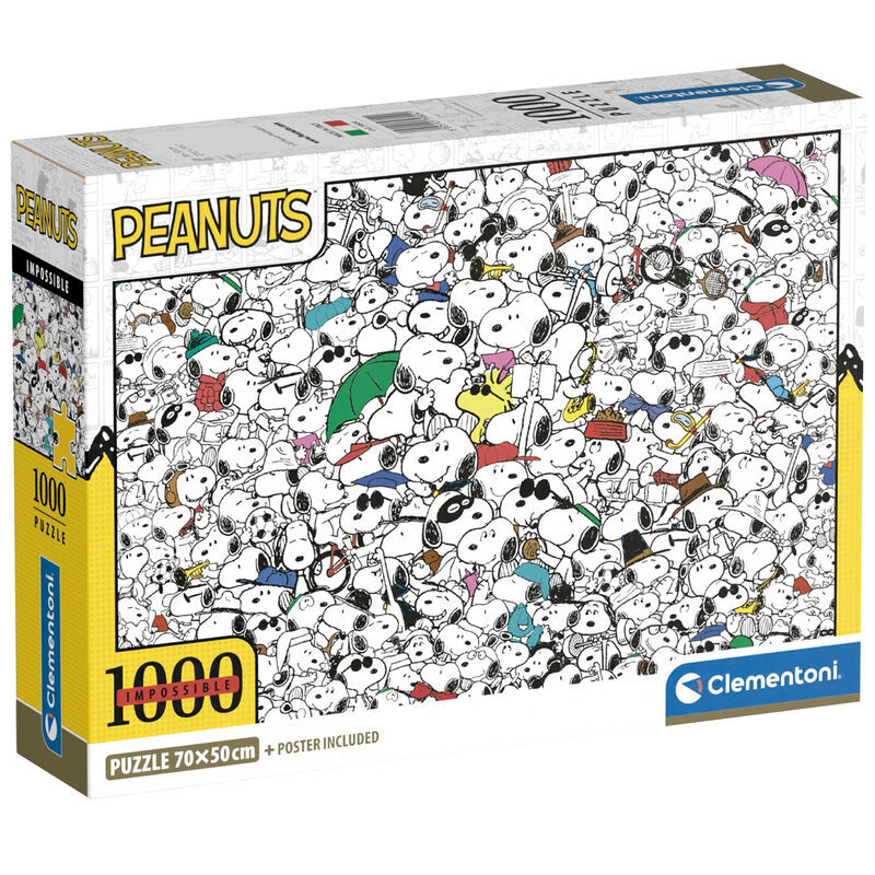 8005125398041 - Jigsaw Puzzle Impossible Peanuts Snoopy 1000pcs Boden