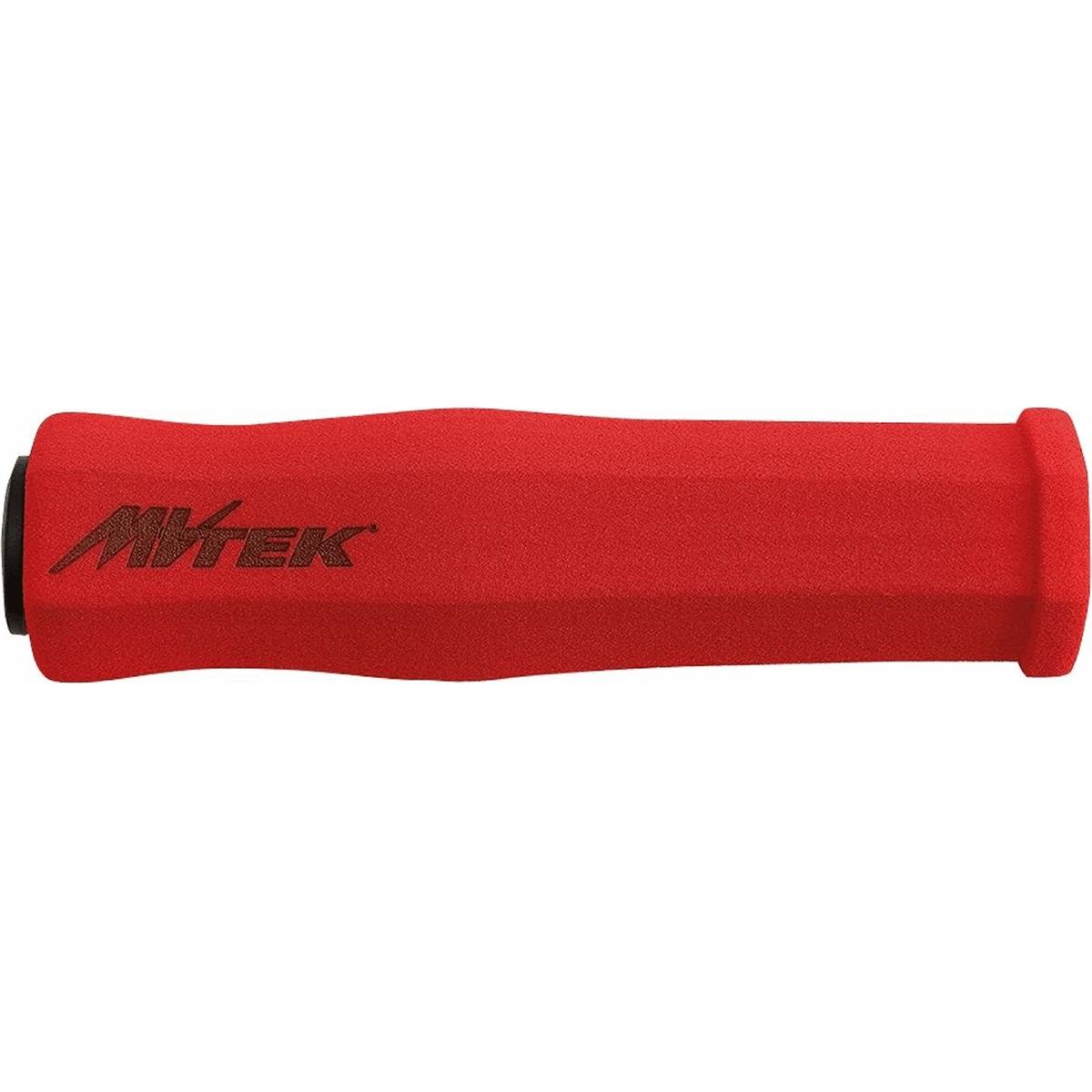 8005586213525 - Ergonomische Griffe aus superleichtem Schaum 128mm Rot mit MVTEK Kappen