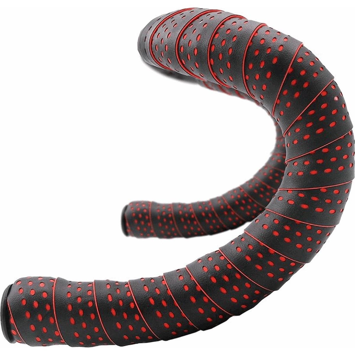 8005586213846 - Bicolor Lenkerband Schwarz Rot 3mm MYST MVTEK - Komfort und Stil für dein Fahrrad