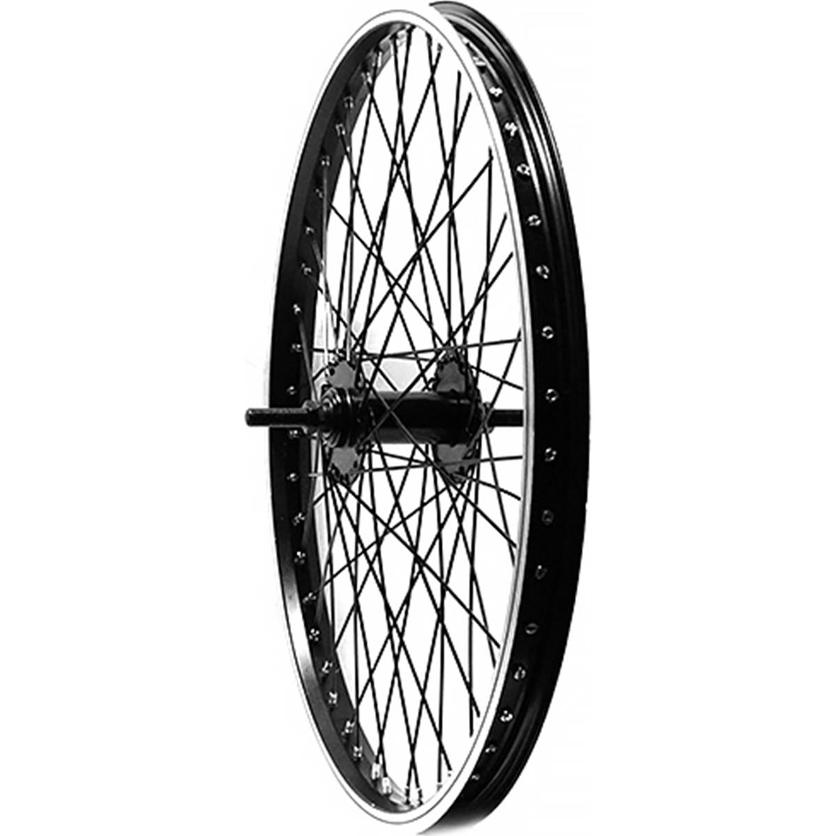 8005586216434 - Vorderrad BMX 20x190 Aluminium mit V-Brake 48 Speichen 10mm Achse - MVTEK