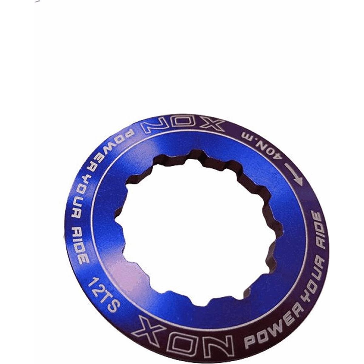 8005586220004 - Schließring Kassette 12 Zähne aus CNC-Aluminium Blau - XON