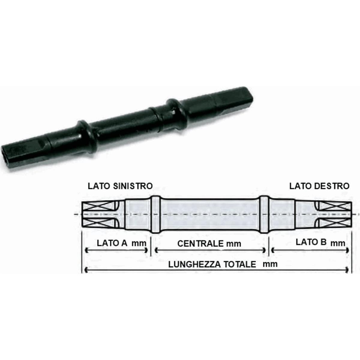 8005586220295 - Quadratischer Bolzen aus schwarzem Stahl 130mm MVTEK - Robust und langlebig