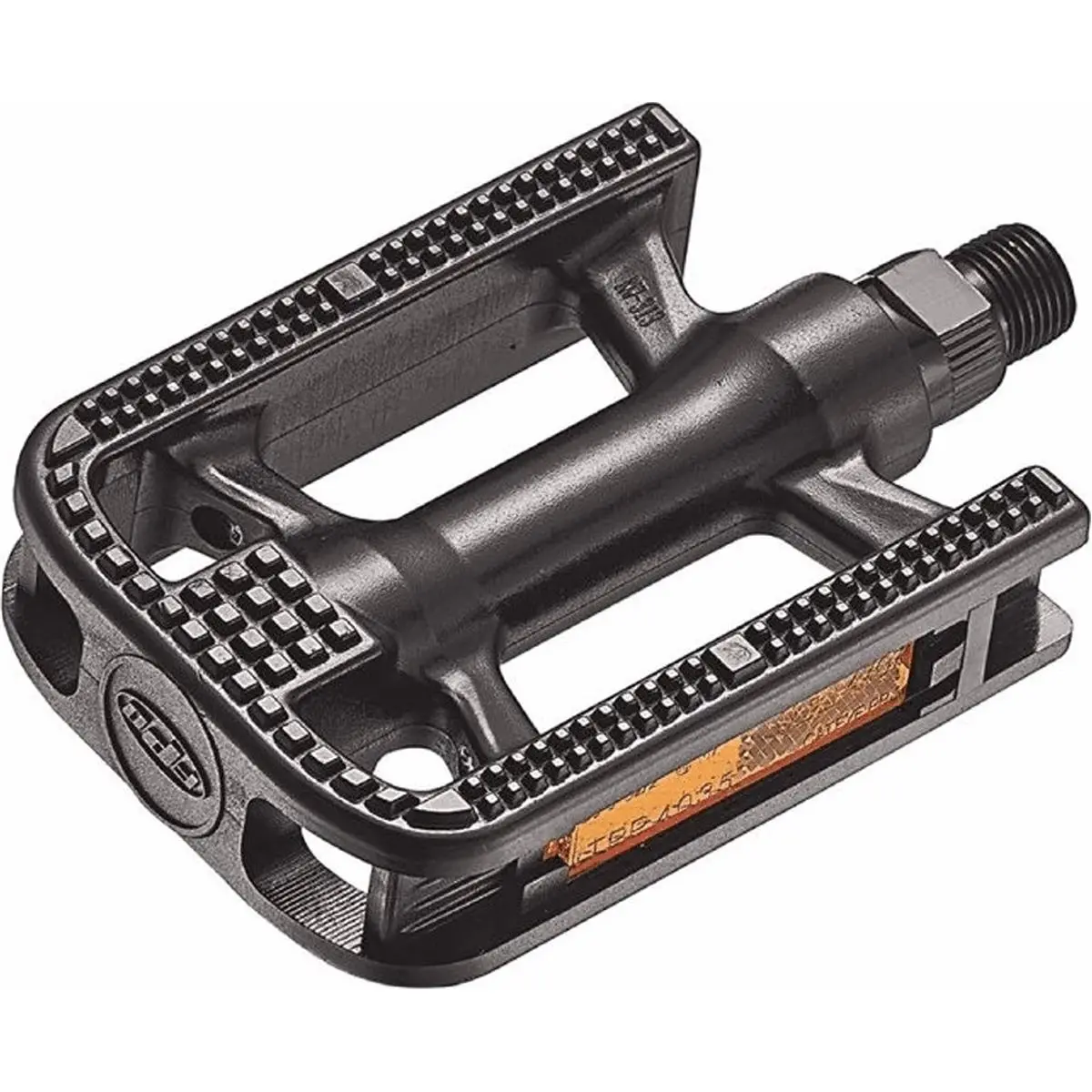 8005586222350 - Nylon Schwarz City Bike Pedal mit Reflektoren 1105x76x268mm - MVTEK