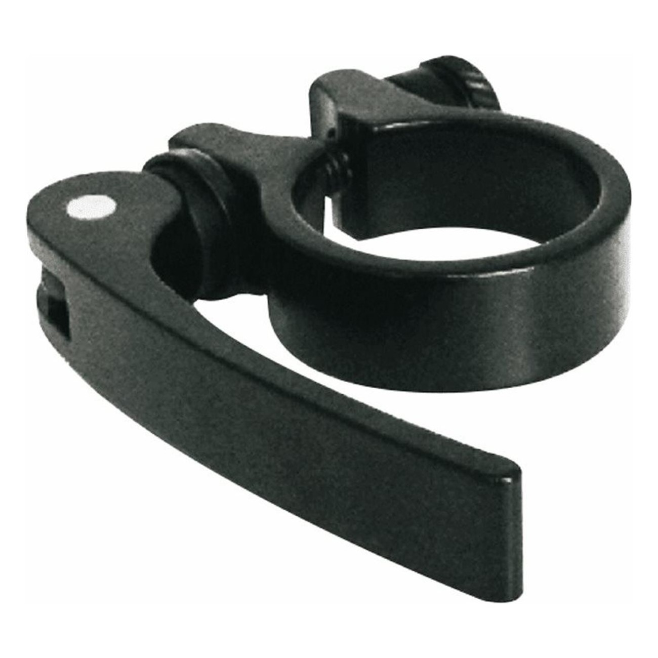 8005586224279 - Sattelstützenklemme 318mm aus schwarzem Aluminium mit Quick Release MVTEK