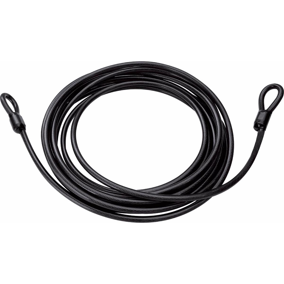 8005586226518 - MVTEK Stahlseil 12mm x 3m Schwarz Rauch mit Ösen - Hochwertig und Robust 8005586226518 - MVTEK Stahlseil 12mm x 3m Schwarz Rauch mit Ösen - Hochwertig und Robust