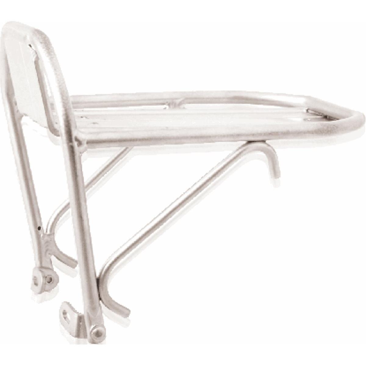 8005586228239 - Vorderradträger aus Aluminium Silber für Citybike 24 26 28 Zoll 10kg Kapazität