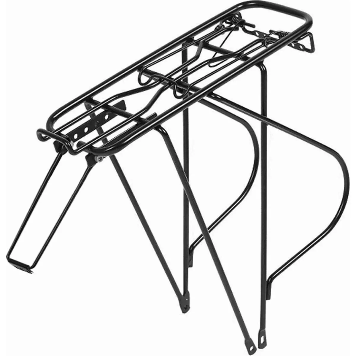 8005586228369 - Hinterradgepäckträger aus schwarzem Stahl für Citybike 26 28 mit Seitenschutz