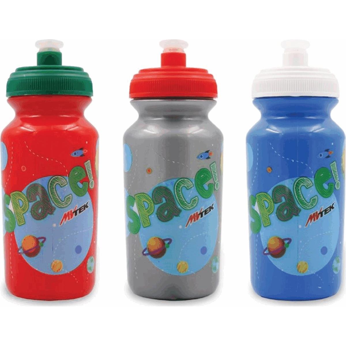 8005586229069 - MVTEK Kindertrinkflasche Space 380ml - 3er Set Verschiedene Farben