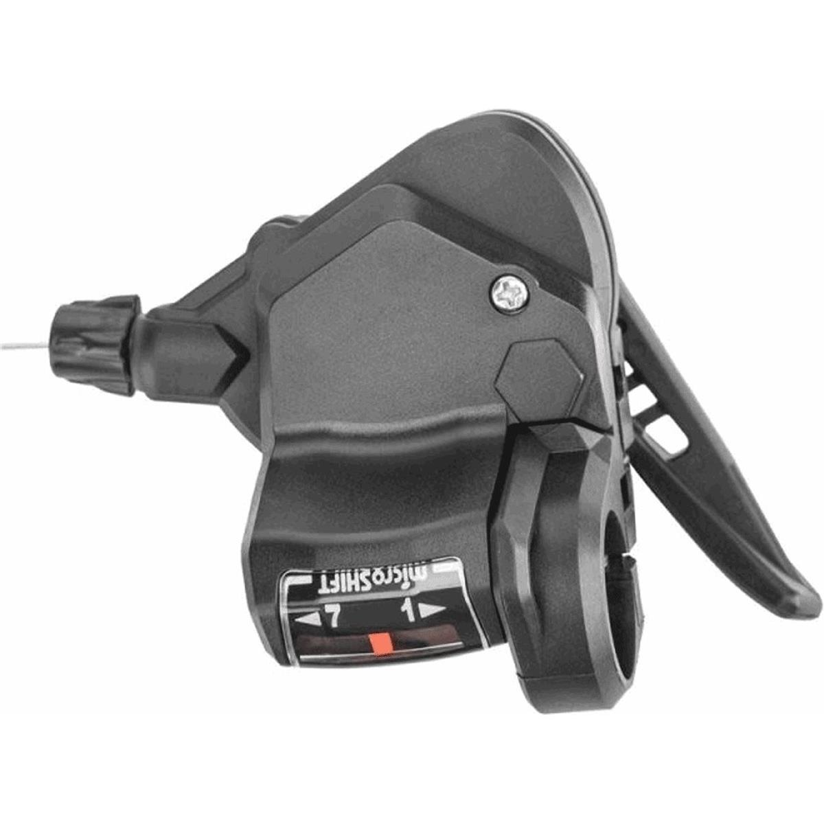 8005586808561 - Rechter MTB 8V Schaltgriff Schwarz Shimano Kompatibel mit Geschwindigkeitsanzeige - microSHIFT