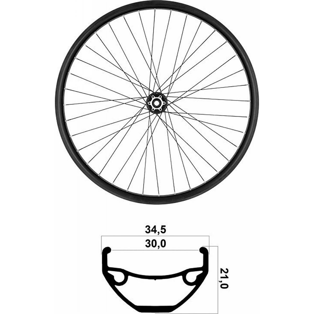 8005586809117 - Vorderrad MTB 29 Tubeless Ready Shimano 10 11 12V mit Disc und BOOST-System