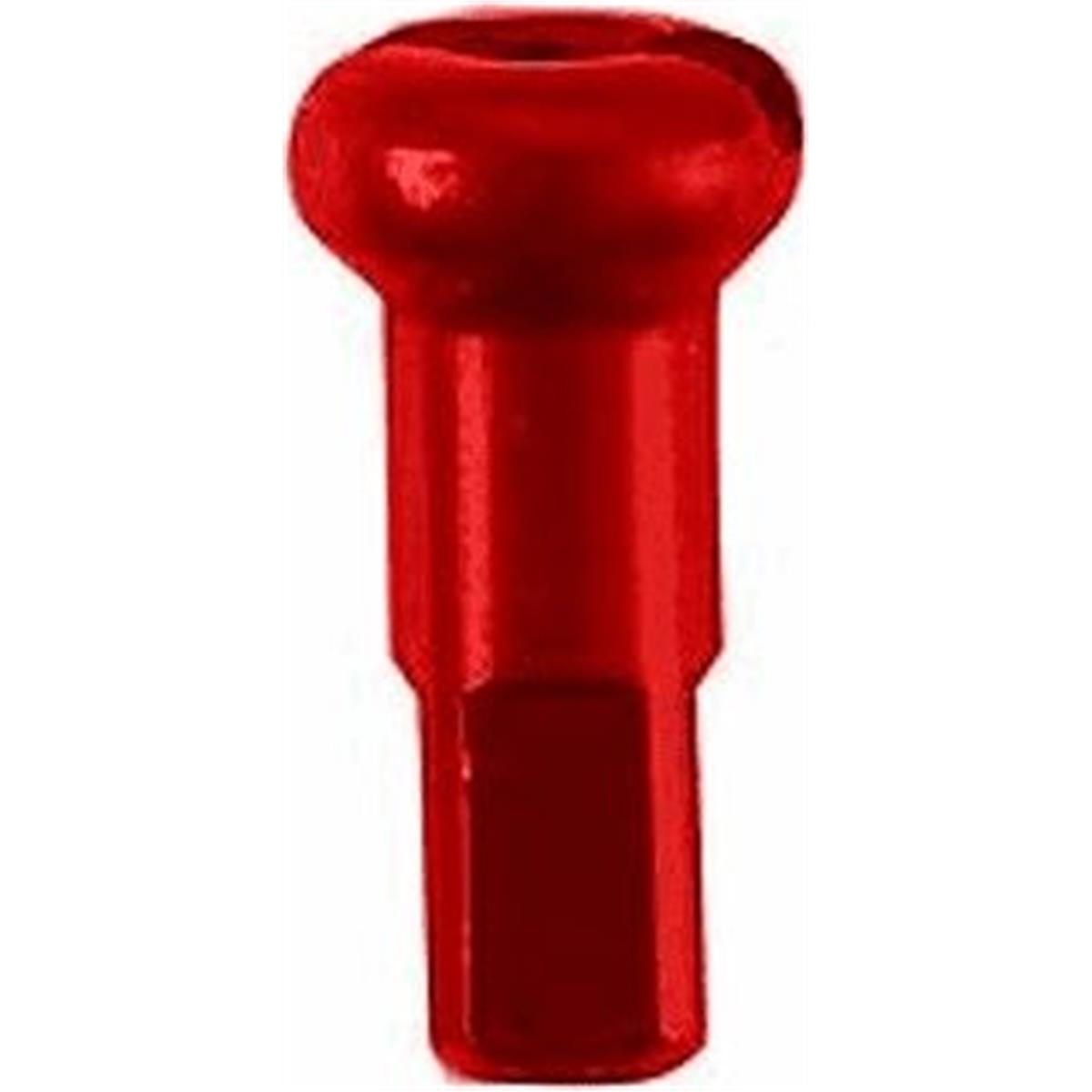 8005586811578 - Anodisierte Aluminium-Nippel 2x14mm Rot - 100 Stück Packung