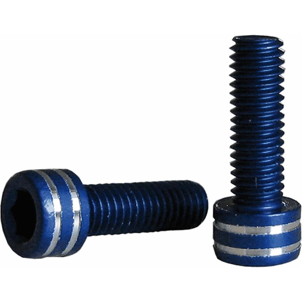 8005586811769 - M5x15mm CNC Aluminium Bottle Cage Screws Blue (2 Pieces) - XON