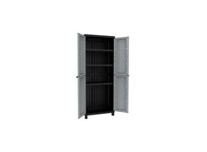 8005646027086 - Kleiderschrank Terry Schwarz Grauharz Plastik 68 x 39 x 170 cm