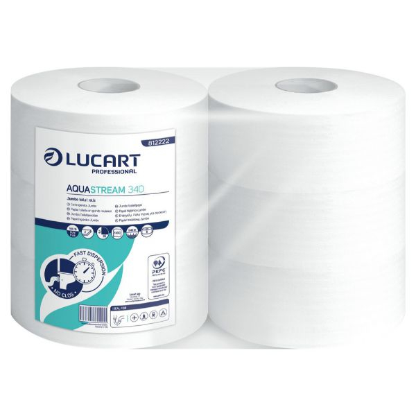 8005892349567 - Toilettenpapier  812222J 2-lagig weiß 1307 Blatt Rolle 8005892349567 6 Stück