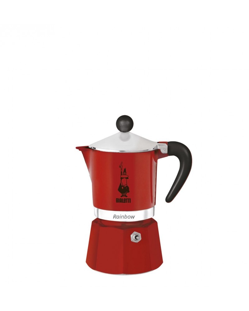 8006363018463 - Rainbow Espressokocher rot 1 Tasse 8006363018463 BIALETTI